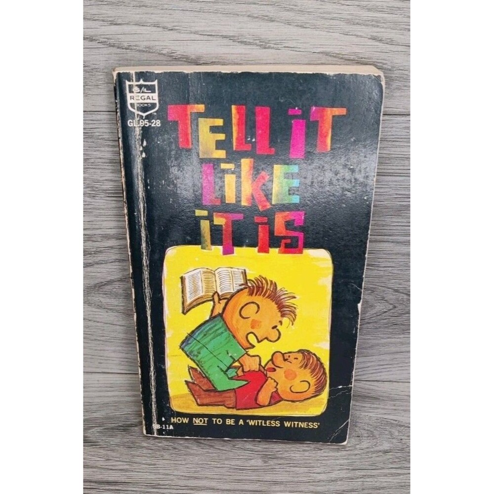 Vintage 1968 Tell It Like It Is Fritz Ridenour Paperback Regal Books Witless Wit